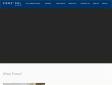 Tablet Screenshot of everest-fuel.com